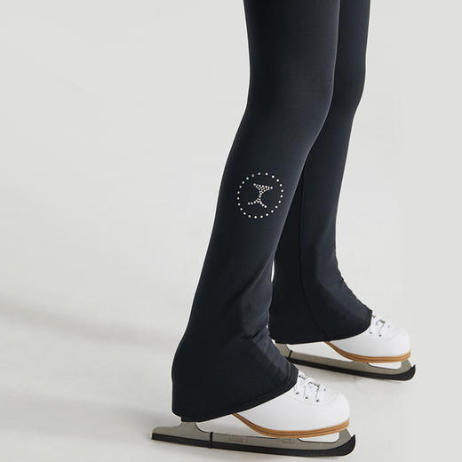 【22年春】moodytiger女童水晶滑冰裤2022新品学生护臀弹力训练专业溜冰裤 M21411402 商品图3