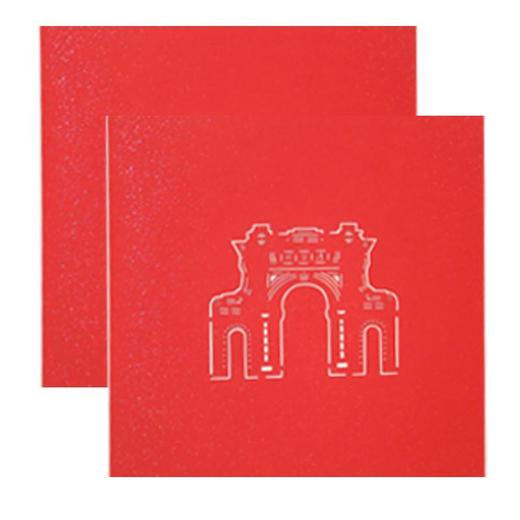 清华大学清华园3D立体贺卡开学送同学创意镂空毕业贺卡新年小卡片 商品图4