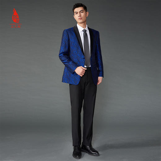 SAINTJOY/上久楷 真丝领带  黑灰色 PZS21A03 商品图0