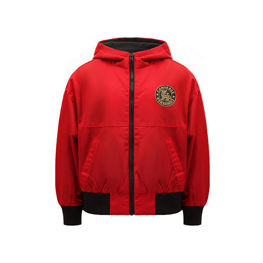 Converse匡威商场同款童衣童装春红色新年款连帽薄棉夹克外套CV2212185 商品图0