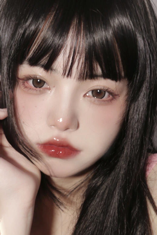 【半年抛和日抛、月抛三版本】 黑糖小丸子 Allecon   大直径14.5 着色13.8 ( 同品牌多副美瞳更划算 选款色板在详情页内)黑色美瞳 商品图1