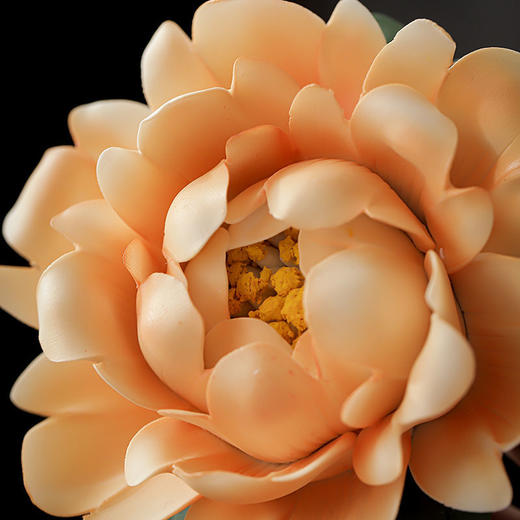 陶瓷富贵牡丹花居家线香插熏香座茶道茶盘摆件室内客厅装饰 商品图7