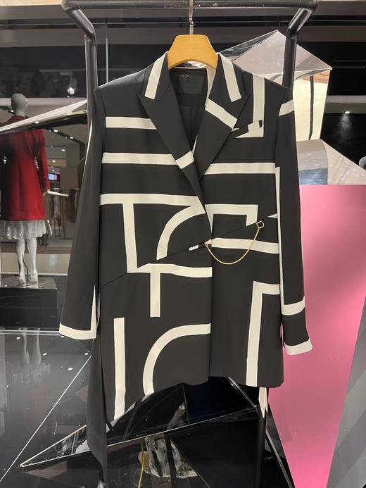 几何图案个性西装 商品图1