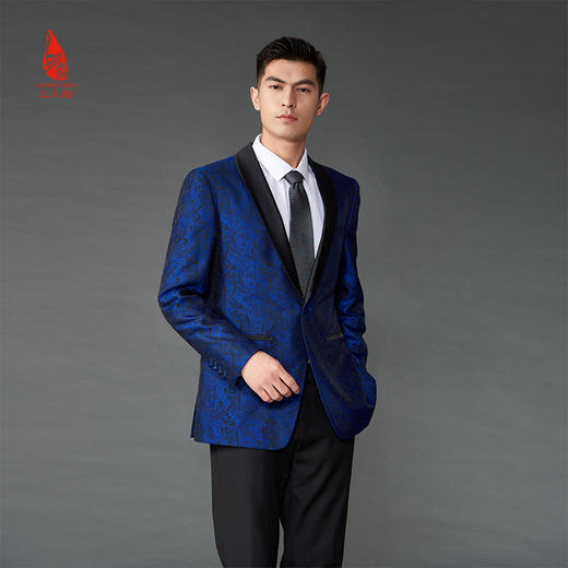 SAINTJOY/上久楷 真丝领带  黑灰色 PZS21A03 商品图4