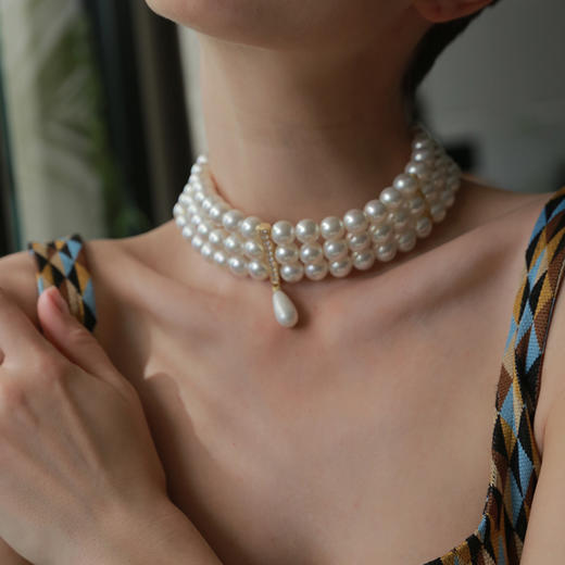 【蒋勤勤&刘惜君&安崎同款】Victoria维多利亚系列｜加冕女王项链 商品图1