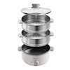 【小程序】小熊电蒸锅 DZG-CA3A1  60分钟定时器+2个5L蒸笼+玻璃盖 商品缩略图2
