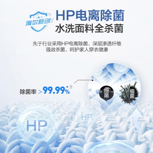 【下单前咨询地址库存情况】海尔波轮洗衣机全自动 晶彩屏 玻璃上盖 直驱变频 10KG大容量 EB100B26Pro5 商品图1