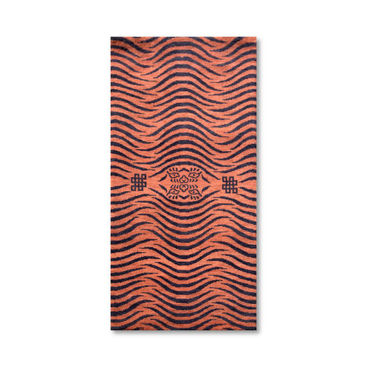 13款 【老虎主题】100%藏北羊毛手工藏毯 醍醐X喀瓦坚：智慧和无畏-西藏虎毯特展 ——[下单后手工定制] 商品图1