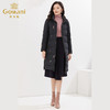 乔万尼羽绒服新款洋气时尚女黑色长款加厚EI4T687 商品缩略图2
