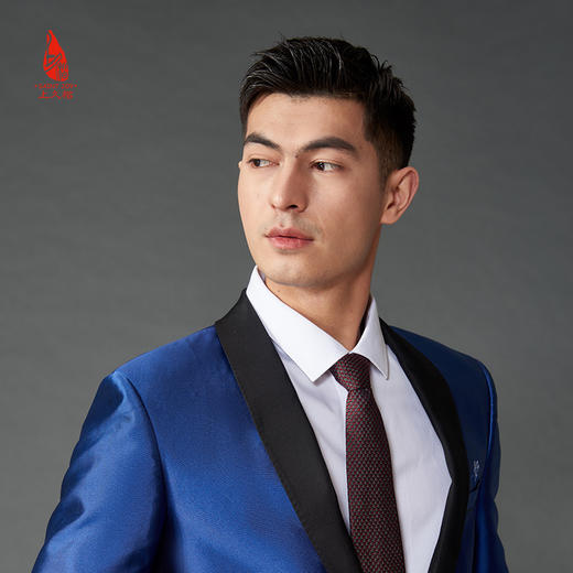 SAINTJOY/上久楷 真丝领带  酒红色 PZS21A06 商品图4