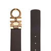 菲拉格慕男士高亮金色真皮腰带 商品缩略图6