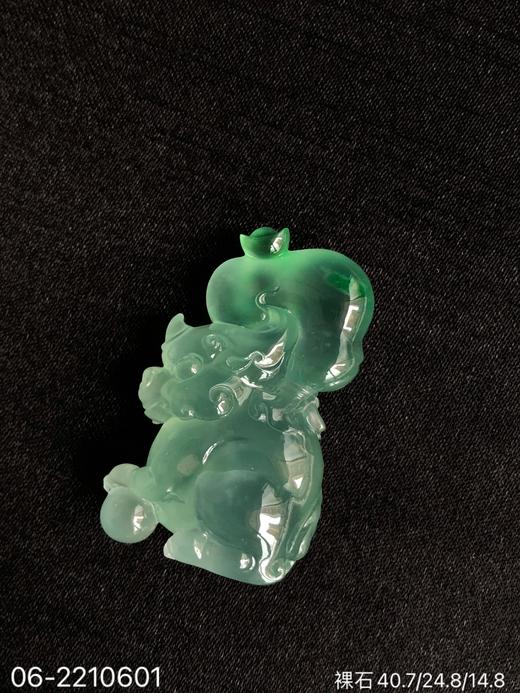 玻璃飘翠裸石【06-2210601】具体价格微信咨询 商品图2