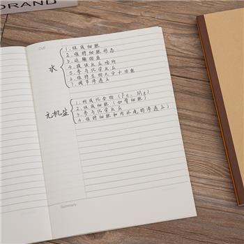 齐心 C4181 牛皮纸系列 课堂笔记无线装订本 B5 40张 商品图3