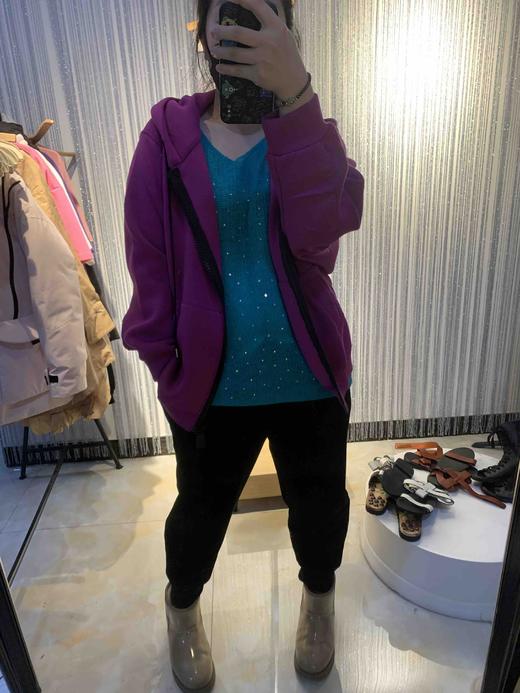 胖胖堂2022春爆款 超洋气百搭潮牌运动休闲帽衫外套2808 商品图4