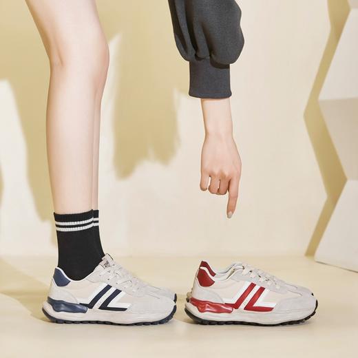 ZHR则则舒适女鞋 2022新款时尚圆头平底休闲鞋舒适百搭厚底运动鞋 商品图7