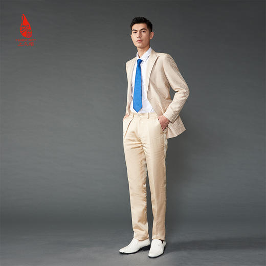 SAINTJOY/上久楷 真丝领带  点条 深蓝色 PZS21A02 商品图1