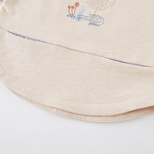 英氏婴儿套装宝宝春秋套头衫屁屁裤22年新品时尚童装YRABJ12167A 商品图4