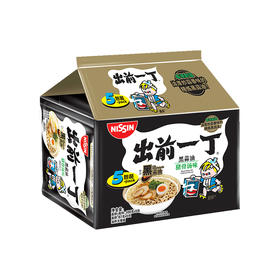 出前一丁 黒蒜油猪骨浓汤味 方便面 100g*5包