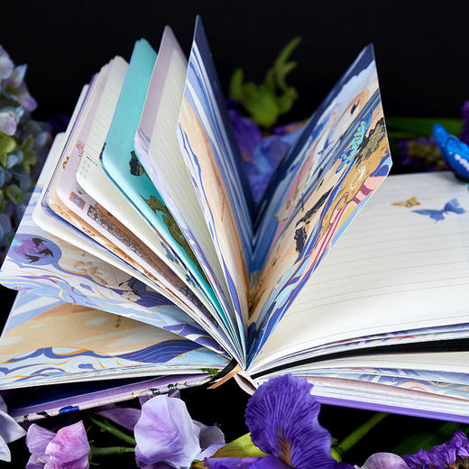 古风仙女手账本立体可爱便宜少女心学生笔记本记事本闺蜜手帐本子 商品图9