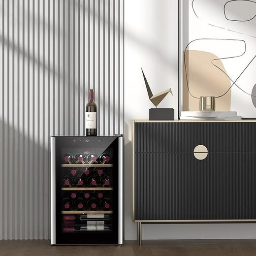 HCK哈士奇SC-70E红酒柜22瓶恒温嵌入式小型迷你冰吧冷藏冰箱 商品图3