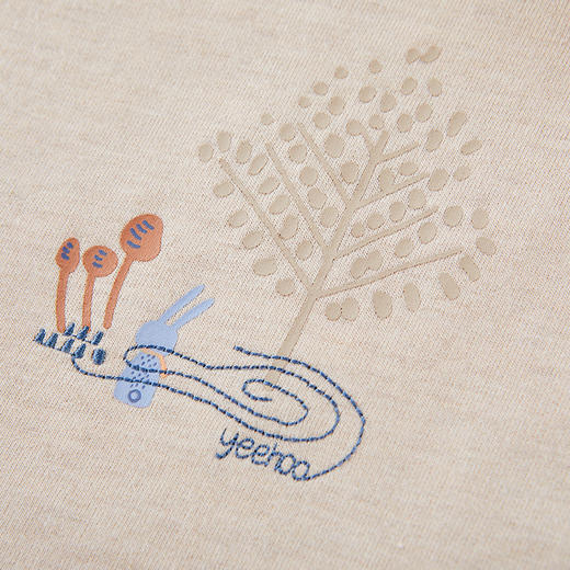 英氏婴儿套装宝宝春秋套头衫屁屁裤22年新品时尚童装YRABJ12167A 商品图3