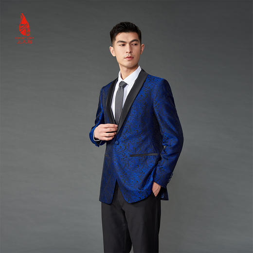 SAINTJOY/上久楷 真丝领带  黑灰色 PZS21A03 商品图3