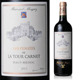 【名庄专卖】拉托佳丽城堡副牌红葡萄酒 Les Pensees la Tour Carnet 2015