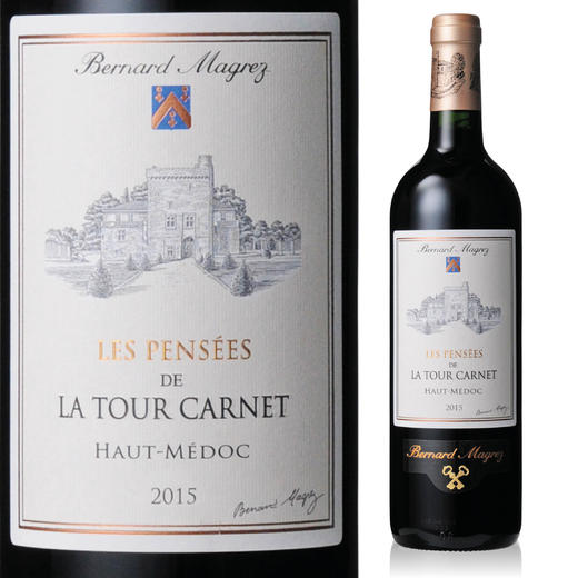 【名庄专卖】拉托佳丽城堡副牌红葡萄酒 Les Pensees la Tour Carnet 2015 商品图0