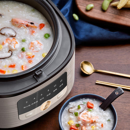 【小程序】小熊电饭煲 DFB-P30M3 香槟金 量杯+饭勺+蒸笼 微电脑智能电饭煲 商品图3