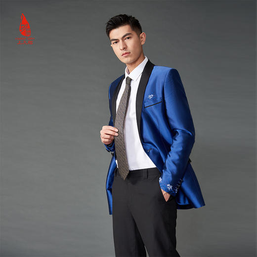 SAINTJOY/上久楷 宋锦领带 小龙纹 金色LD15602-7 商品图4