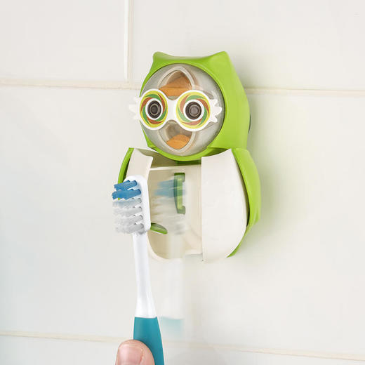  Flipper猫头鹰沙漏牙刷架[福利品] 商品图1