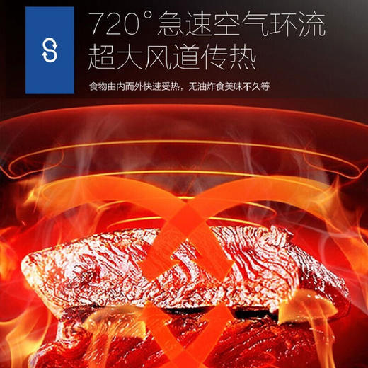 海尔空气炸锅家用多功能锅小家电大容量智能全自动薯条机无油炸锅吃出健康 7升热风款 商品图6
