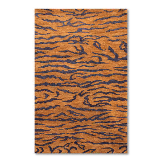 13款 【老虎主题】100%藏北羊毛手工藏毯 醍醐X喀瓦坚：智慧和无畏-西藏虎毯特展 ——[下单后手工定制] 商品图2