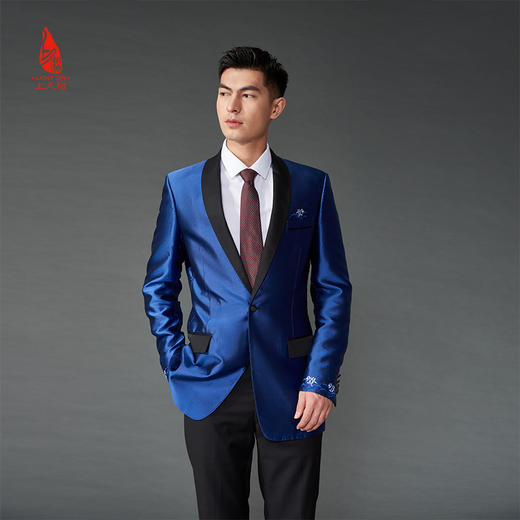 SAINTJOY/上久楷 真丝领带  酒红色 PZS21A06 商品图3