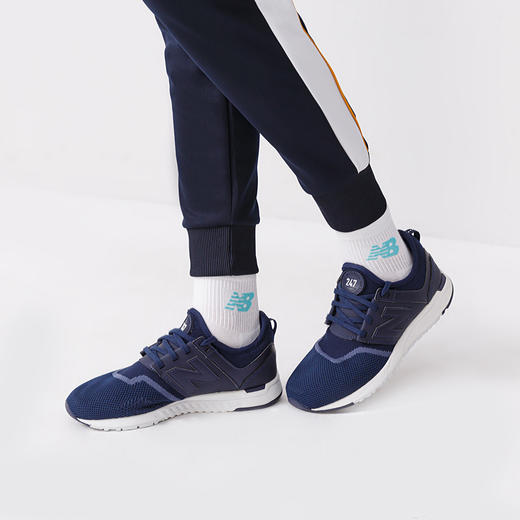 New Balance  247系列 耐磨缓震复古运动女鞋  WRL247EA-NB（脏污） 商品图0