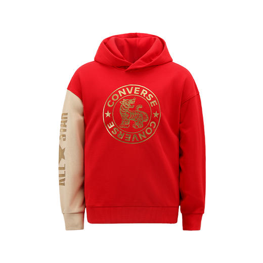 Converse匡威商场同款童衣童装春新年款毛圈纯棉套头连帽卫衣CV2212051 商品图0