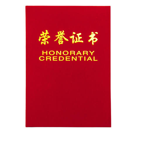 绒面荣誉证书 商品图1