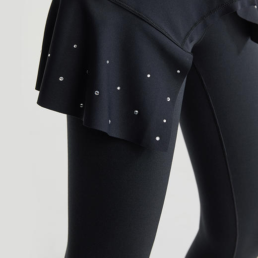 【22年春】moodytiger女童水晶滑冰裤2022新品学生护臀弹力训练专业溜冰裤 M21411402 商品图2