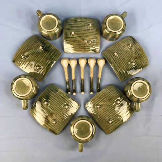 日本陶彩茶具套组 5套装 原盒保留 实物见视频 商品图2