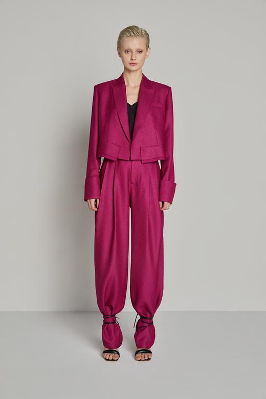 翻袖贴片短款西服 商品图2