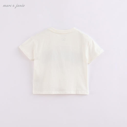 马克珍妮夏装 男童字母撞色运动短袖t恤 儿童上衣220716 商品图3