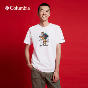 哥伦比亚男式印花短袖T恤AE8915