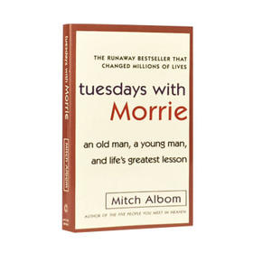 相约星期二 Tuesdays With Morrie 英文原版进口原版 探讨人生找到了生活的意义现D代文学散文随笔外国文学作品集