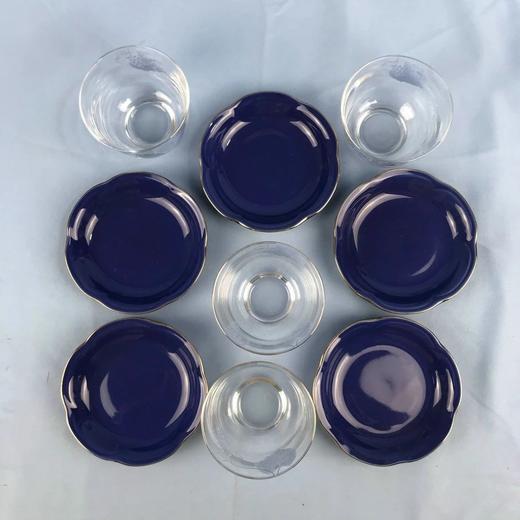 日本野葡萄玻璃茶杯 适用冷茶不耐温 存9件 原盒保留 实物见视频 商品图1