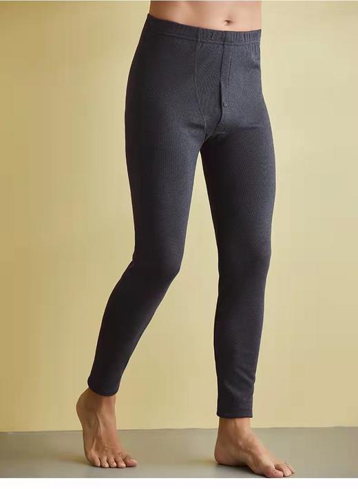 仕乐时尚中厚暗条全棉男裤 商品图0