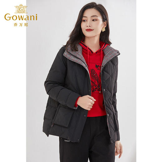 【两色可选】乔万尼冬新品羽绒服立领保暖显瘦短款设计EI4T676 商品图6