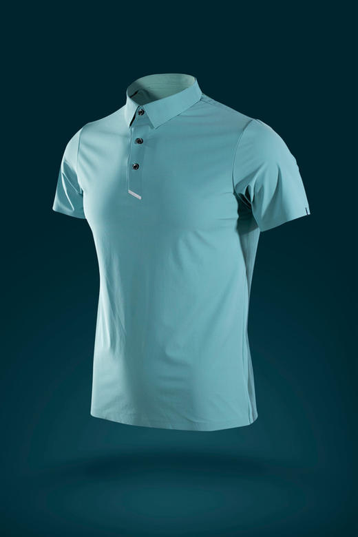 严素轻量快干短袖POLO衫,断码 日常,休闲,男女通款 商品图1