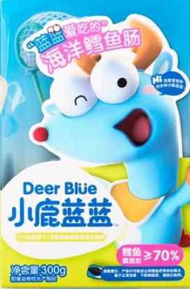 小鹿蓝蓝  鱼肠_海洋鳕鱼肠/300g 商品图0