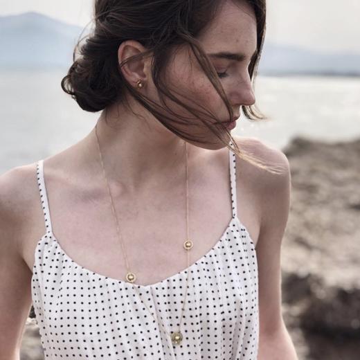 订购8周到｜PARI-CIRCINUS-18K黄金 转运 圆规座 长项链［希腊设计师］ 商品图5