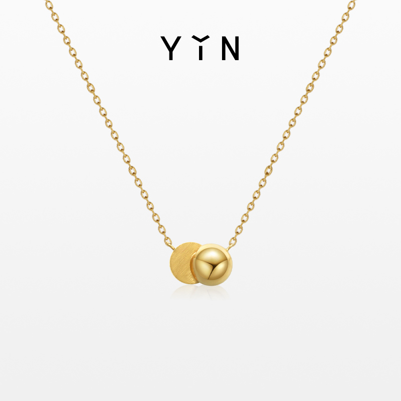 「盈」月相盈缺系列旋转月相项链